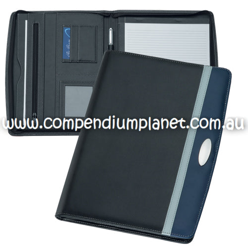 Customised Leather Trim A4 Compendium