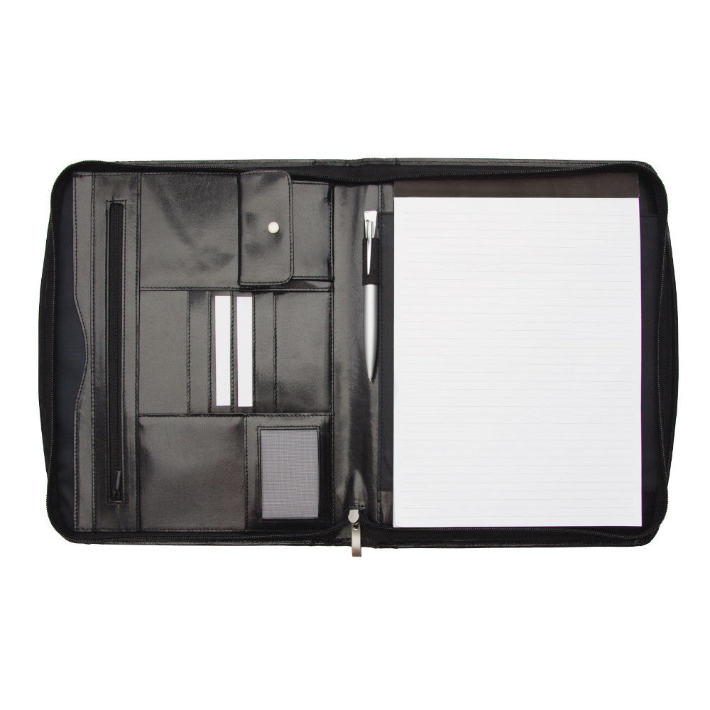 Newtown Promotional Leather Compendiums Open
