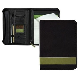 100% Recycled Zippered A4 Compendium