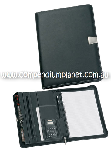 Woodville Grand A4 Leather Compendium