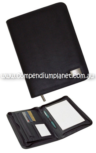 Corporate A5 Zippered Compendium