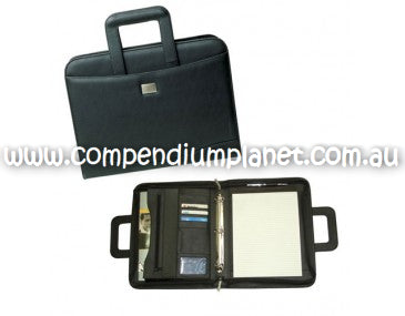 Corporate A4 Compendium with Pull Out Handles
