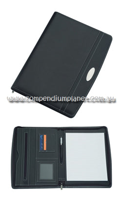 Customised A4 Zippered Compendium