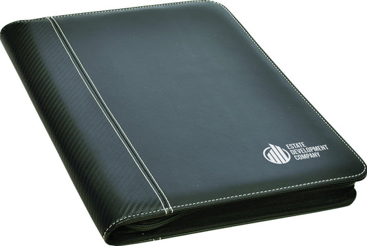 Cassaway A4 Logo Branded Zip Compendium