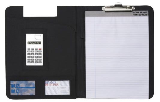 Logo Emblazoned A4 Slim Leather Folders