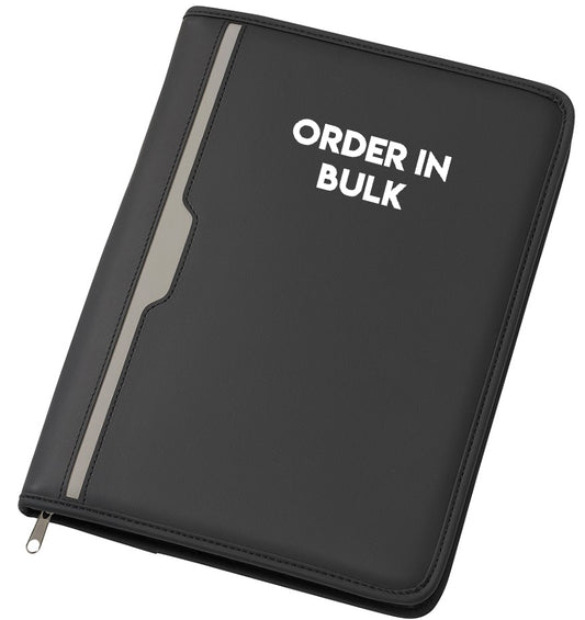 Zippered A4 Custom Decorated Padfolio